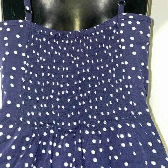 47 Hawthorne Blue Polka dot Dress-Small - Picture 6 of 8